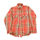 Vintage 1990s Distressed Big Mike Plaid Flannel Button Up Shirt Men's S