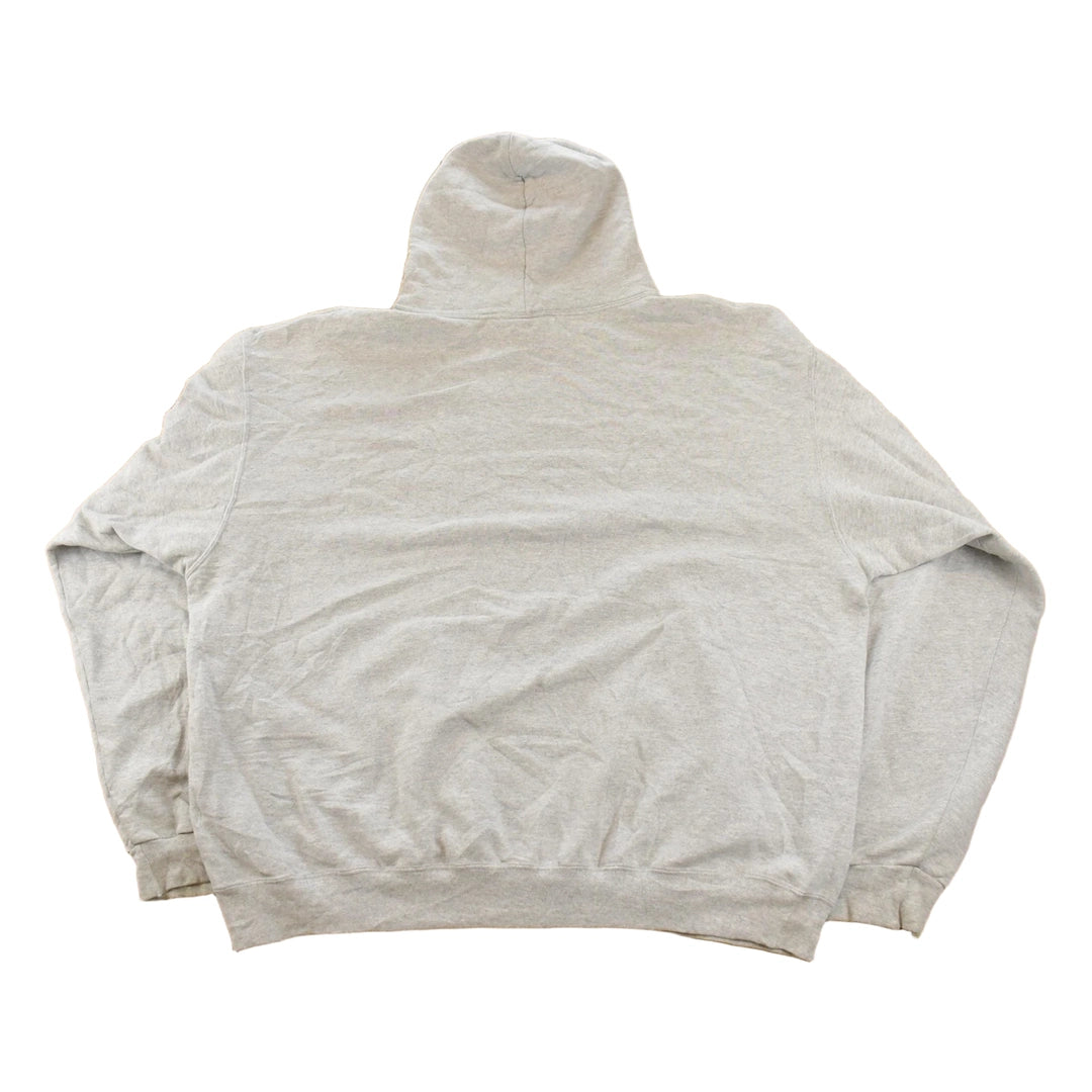 Vintage 2000s Champion Blank Gray Small Logo Hoodie Sweatshirt Men's 2XL
