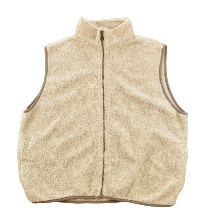 Vintage 1990s California Outerwear Fleece Sweater Vest Men's L