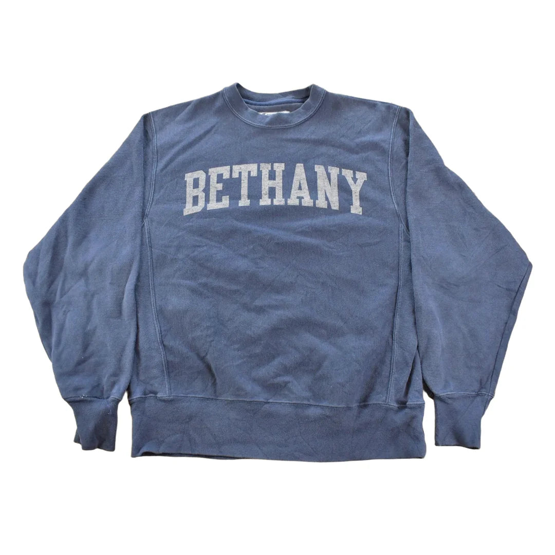 Vintage 2000s Bethany College Champion Reverse Weave Collegiate Crewneck Sweatshirt Men's M / Sportswear / Y2K Streetwear / Athleisure from propervintagecanada
