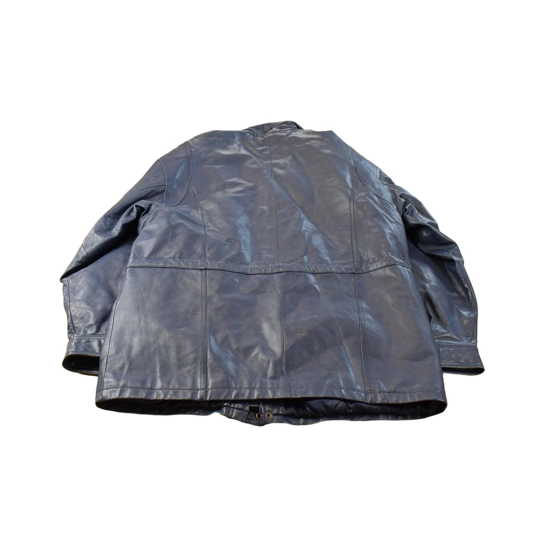 Vintage 1990s Phase 3 Leather Field Jacket Men's Medium