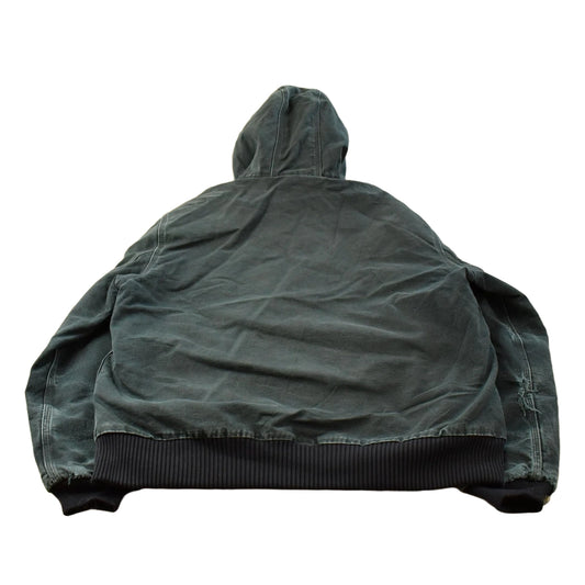 Vintage 1990s Carhartt Hooded Work Jacket Men's L