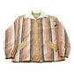 Vintage 1980s John Meyer Striped Button Up Shirt Jacket Women's M