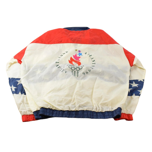 Vintage 1996 Atlanta Olympics Games Collection Anorak Windbreaker Men's XL
