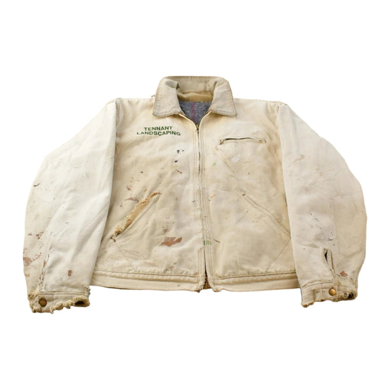 Vintage 1990s Carhartt Thrashed Blanket Lined Detroit Jacket Men's XL