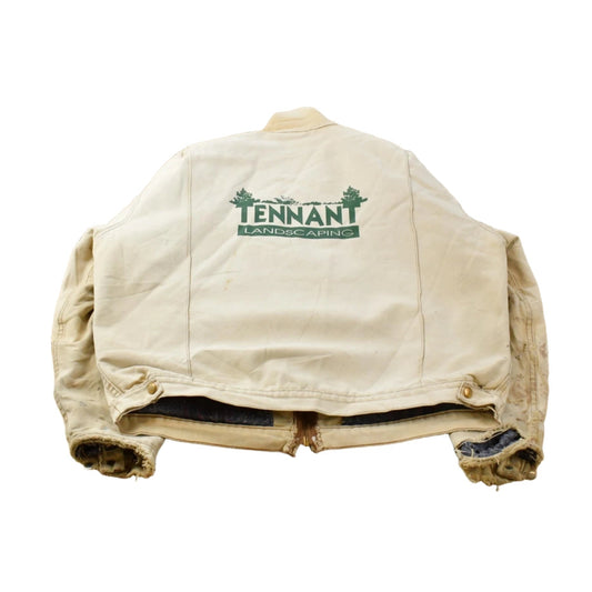 Vintage 1990s Carhartt Thrashed Blanket Lined Detroit Jacket Men's XL