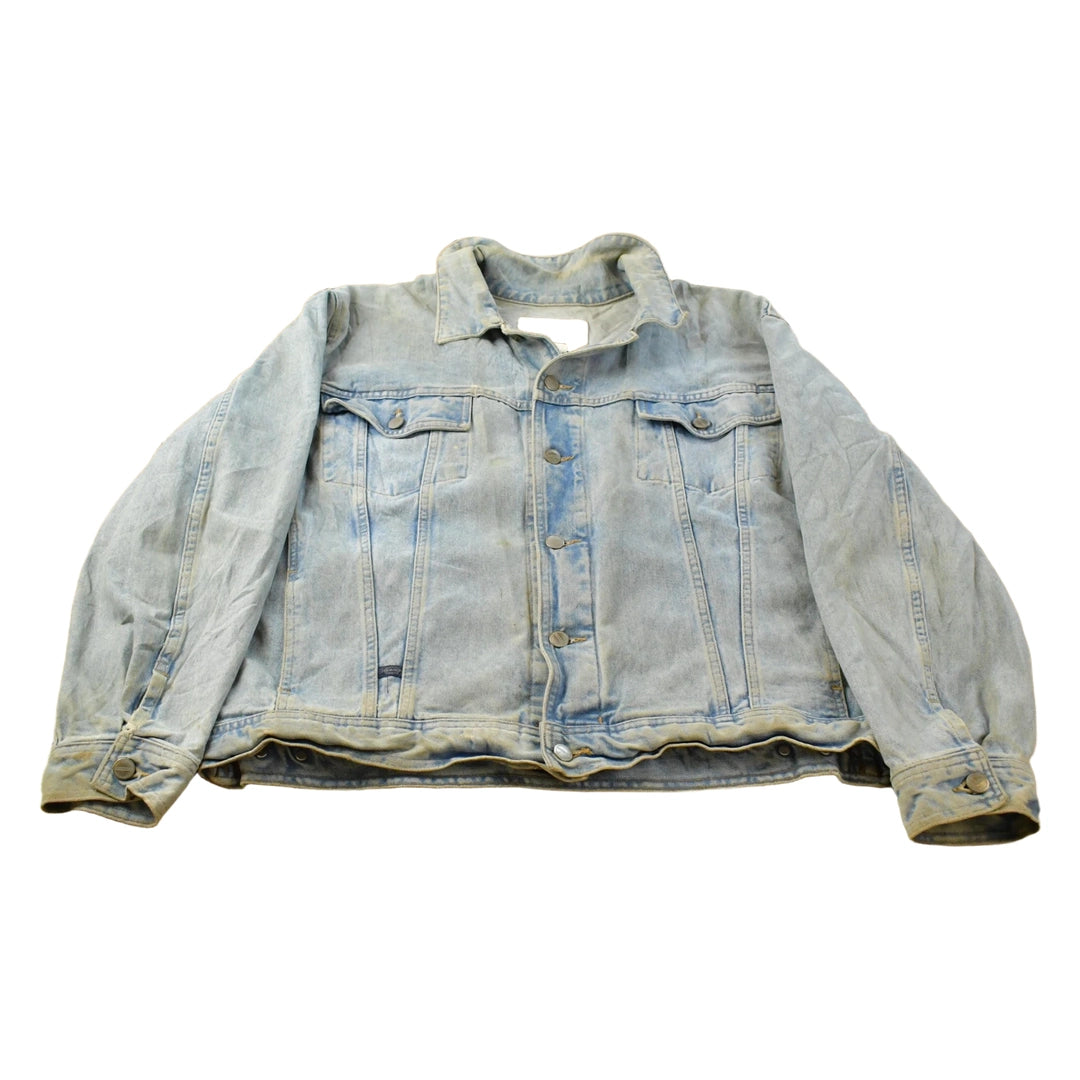 Vintage 1990s Marithe François Girbaud Denim Jacket Men's Large