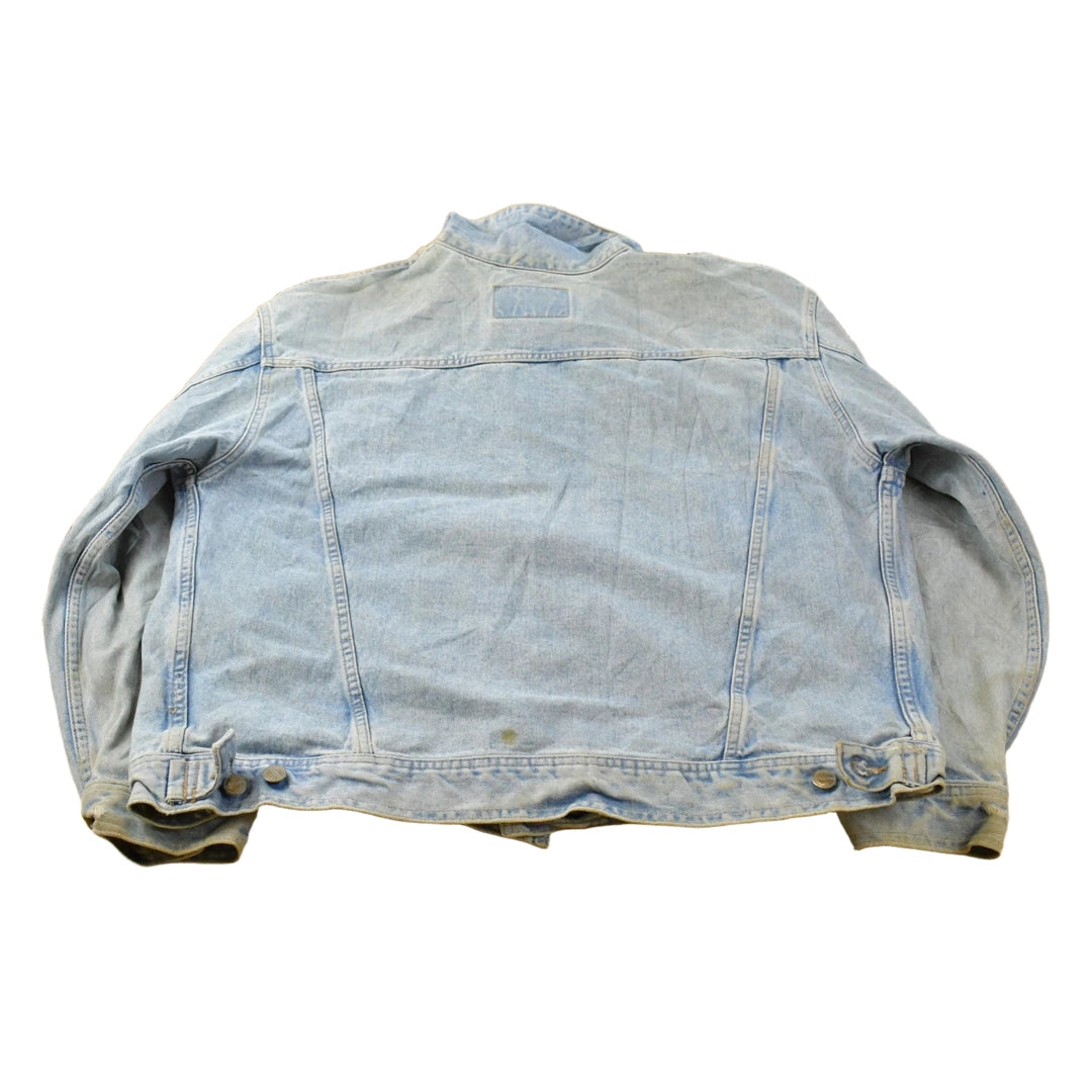 Vintage 1990s Marithe François Girbaud Denim Jacket Men's Large