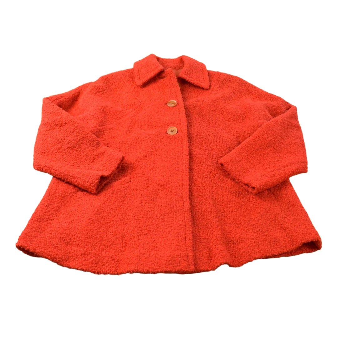 Vintage 1980s Shaggy Button Up Blouson Jacket Women's M