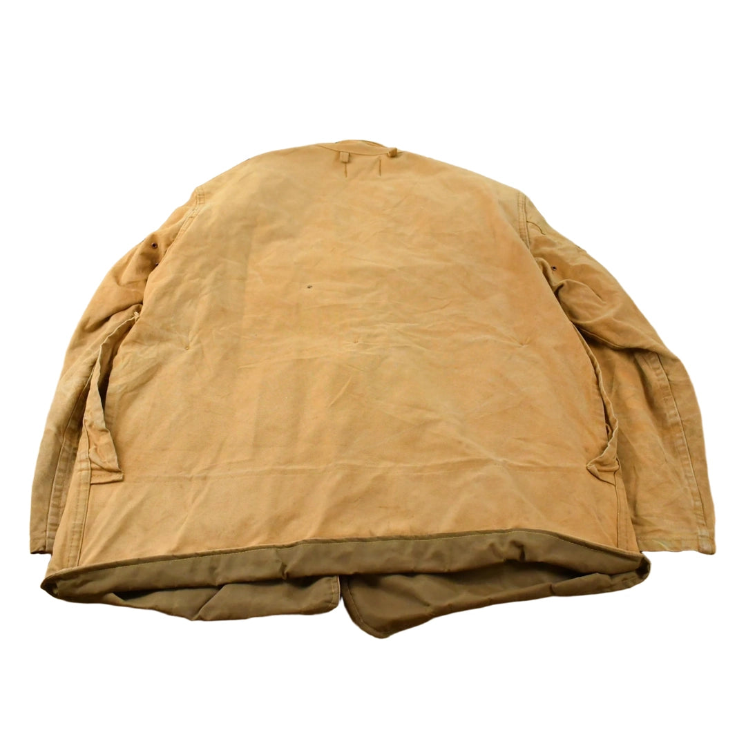 Vintage 1960s Outdoors Adventure Canvas Hunting Jacket Men's Large