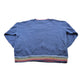 Vintage 1990s DK Gold Floral Pattern Cotton Knit Sweater Women's XL