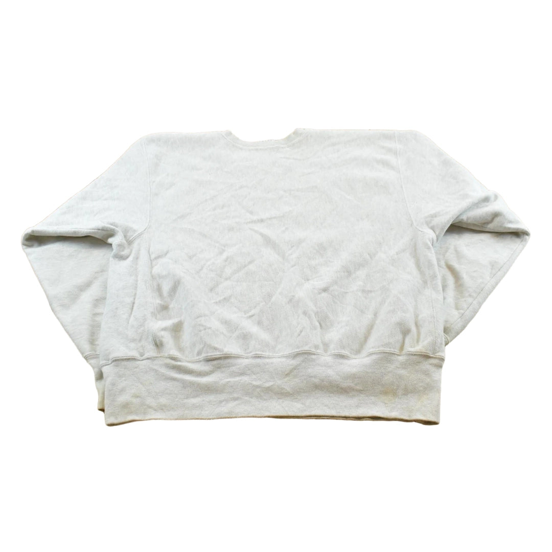 Vintage 1990s NYU Champion Reverse Weave Crewneck Sweatshirt Men's L