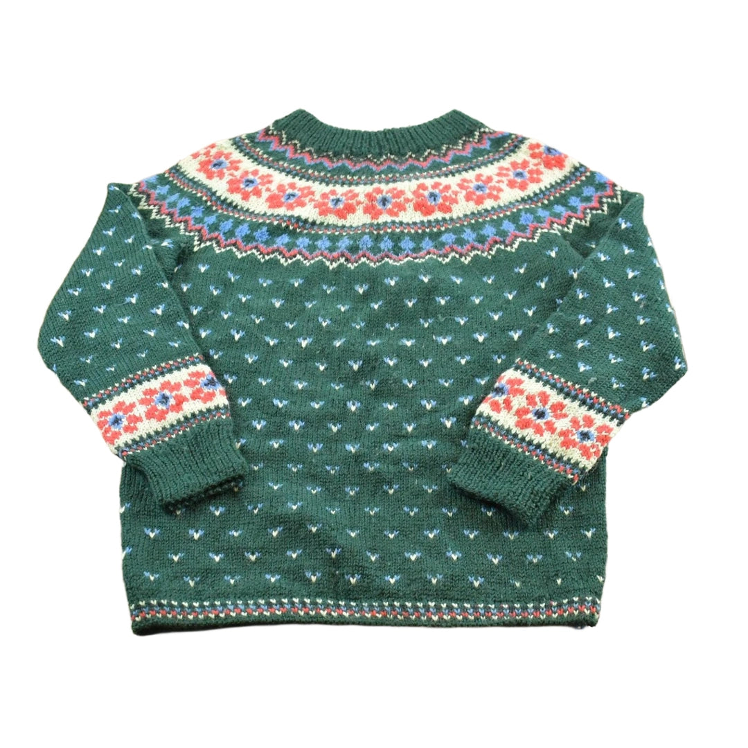 Vintage 1980s Original Lanz Austrian Knit Crewneck Sweater Men's S