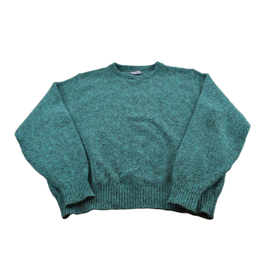 Vintage 1990s Lands' End Wool Knit Sweater Men's XL