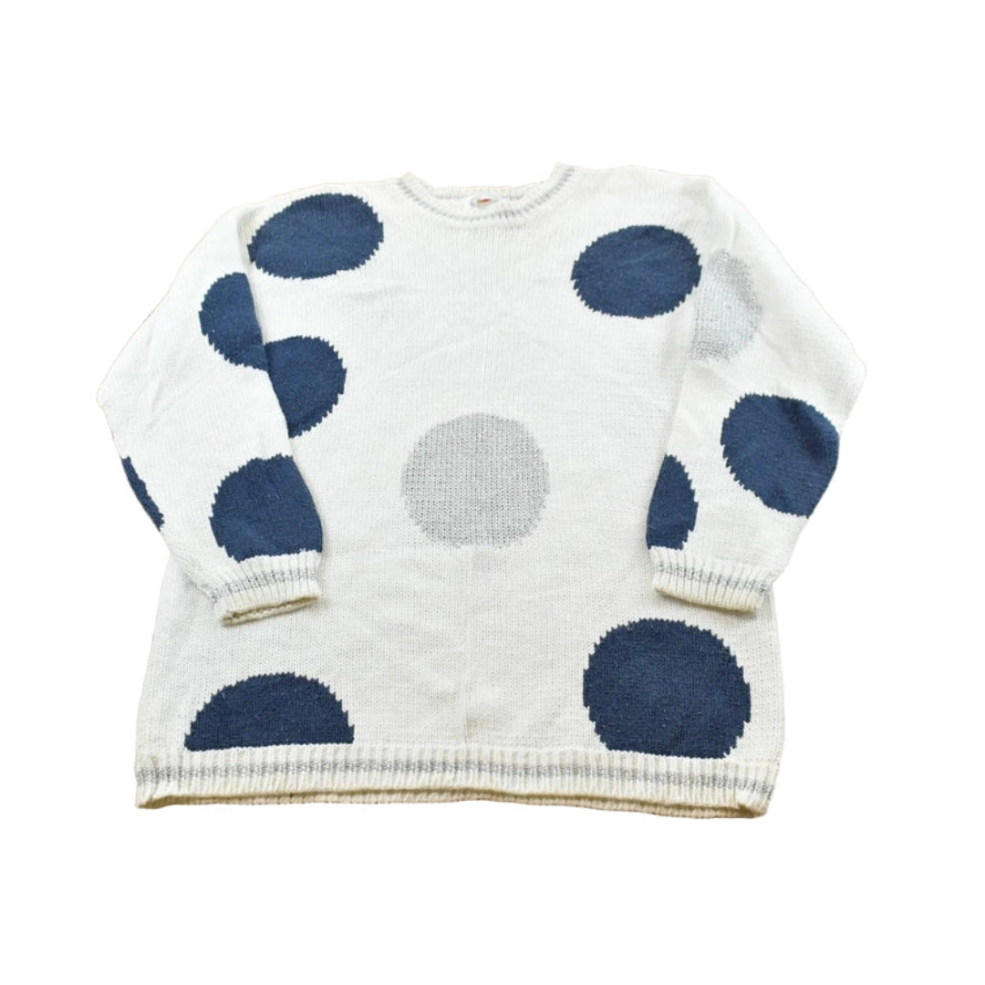 Vintage 1990s Marsh Landing Cotton Knit Sweater Women's L