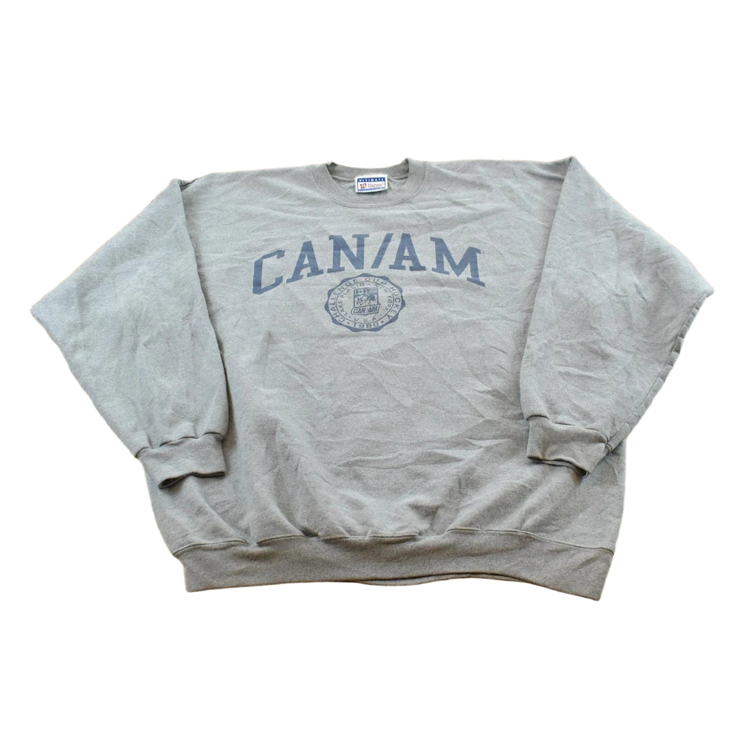 Vintage 1990s Can Am Challenge Cup Hockey Lake Placid Crewneck Sweatshirt Men's XL