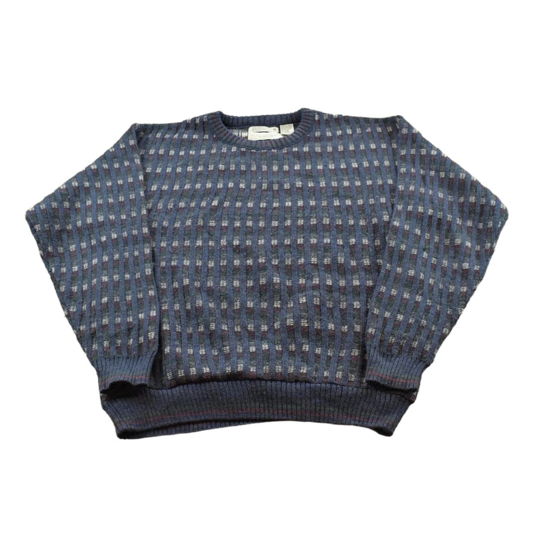 Vintage 1990s City Casuals Haggar Acrylic Wool Knit Crewneck Sweater Men's M