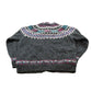 Vintage 1990s Woolrich Abstract Wool Knit Button Up Cardigan Sweater Women's L