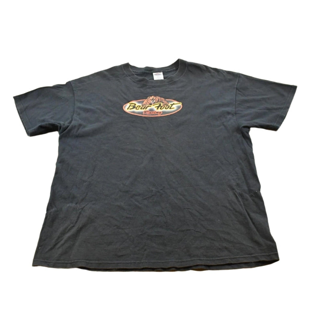 Vintage 1990s Bear Foot Racing Rip It Up Monster Truck Promotional Souvenir T-Shirt Men's XL