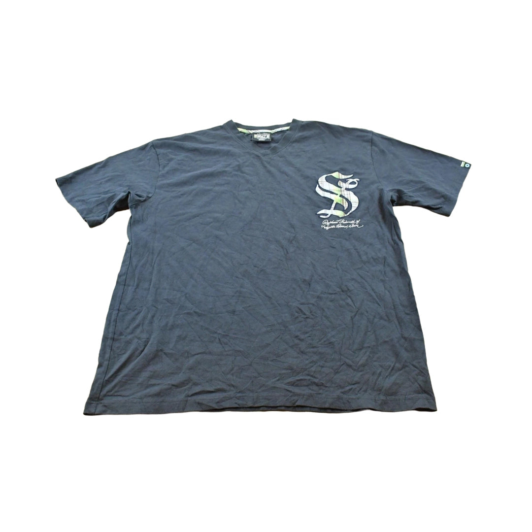 Vintage 2000s Southpole Embroidered Logo T-Shirt Men's 2XL