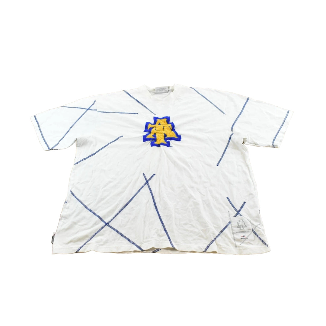 Vintage 1990s North Carolina AT&T Embroidered Collegiate T-Shirt Men's 2XL