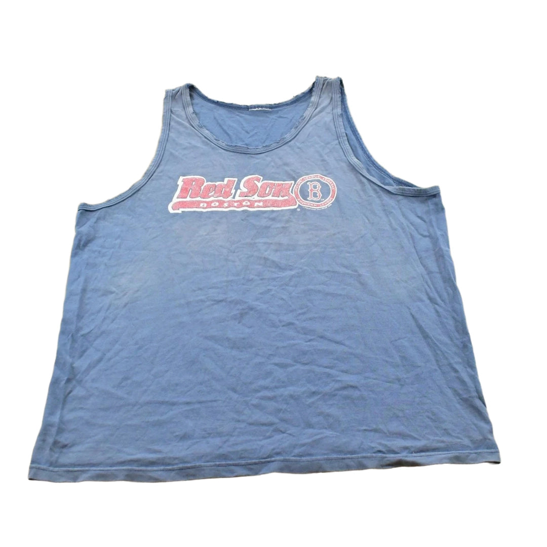 Vintage 2006 Distressed Boston Red Sox MLB Baseball Tank Top T-Shirt Men's L