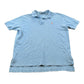 Vintage 1990s Polo By Ralph Lauren Blank Blue Small Pony Short Sleeve Polo Shirt Men's XL