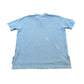 Vintage 1990s Polo By Ralph Lauren Blank Blue Small Pony Short Sleeve Polo Shirt Men's XL