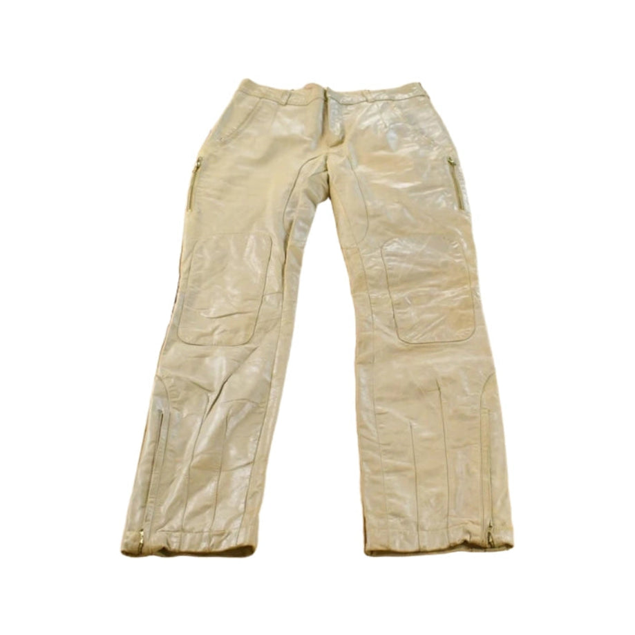 Vintage 2000s Leather Motorcycle Pants Women's 28 x 29