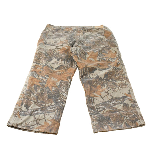 Vintage 1990s Duxbak Quilt Lined Forest RealTree Camo Hunting Pants Men's 41 x 27