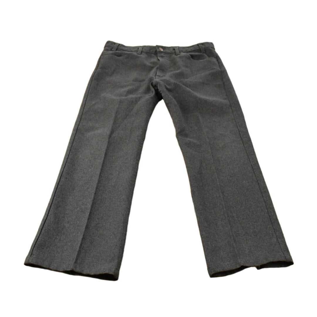 Vintage 1970s Levi's Slacks Pleated Flare Bell Bottom Pants Men's 34 x 28