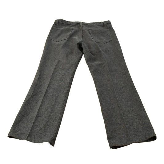 Vintage 1970s Levi's Slacks Pleated Flare Bell Bottom Pants Men's 34 x 28