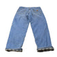Vintage 2000s Carhartt Flannel Lined Denim Work Jeans Men's 35 x 31