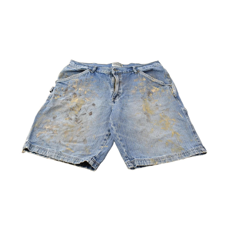 Vintage 1990s Route 66 Painter Denim Jean Shorts Men's 36