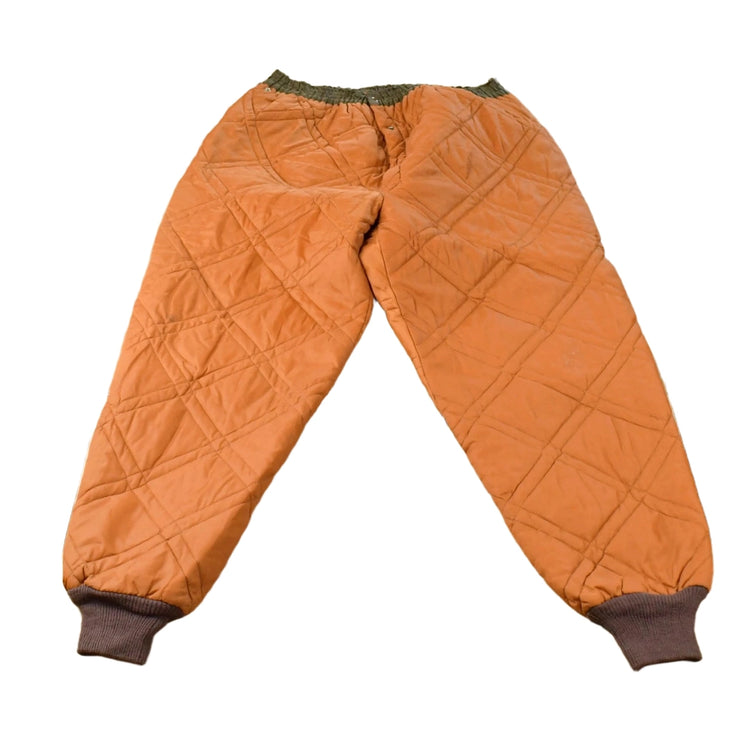 Vintage 1970s Quilted Hunting Liner Puffer Pants Men's XL