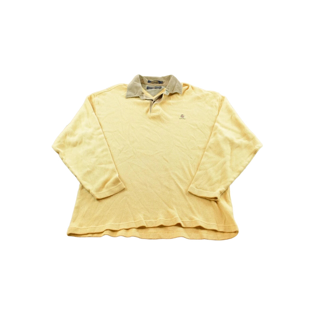 Vintage 1990s Tommy Hilfiger Long Sleeve Polo Shirt Men's L