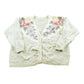 Vintage 1990s Marisa Christina Floral Embroidered Hand Knit Button Up Cardigan Sweater Women's XL