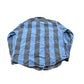 Vintage 1990s Blue Buffalo Check Plaid Flannel Button Up Shirt Men's M