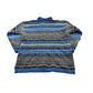 Vintage 1980s Best United Garment Company Striped Acrylic Knit Sweater Women's M