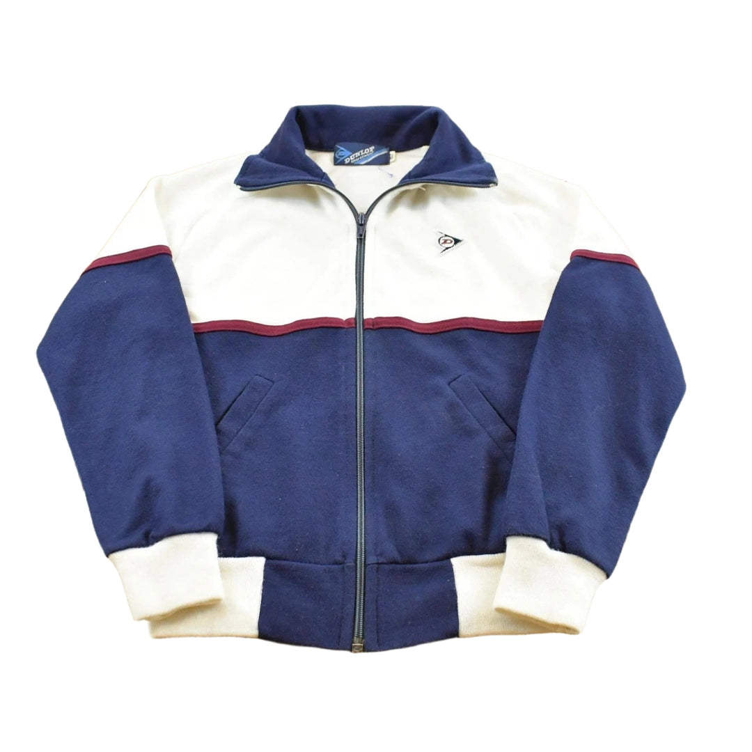 Vintage 1990s Dunlop Sport Full Zip Tracksuit Top Jacket Sweatshirt Youth S
