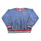 Vintage 1990s Russell Athletic Salem Witches Embroidered V-Neck Sweatshirt Men's L