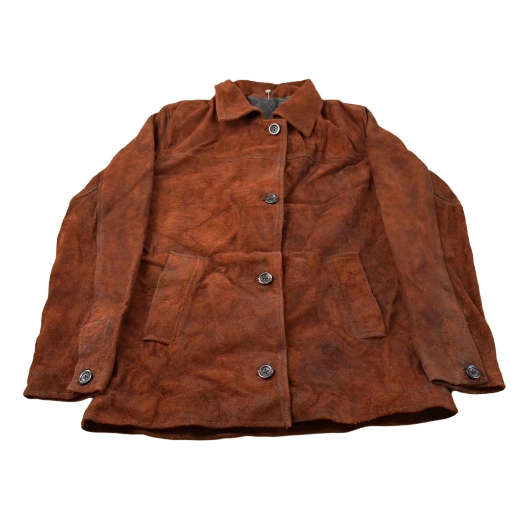 Vintage 1970s Suede Leather Jacket Women's Large