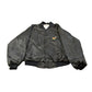 Vintage 1980s Deer Embroidered Satin Bomber Jacket Men's XL