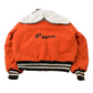 Vintage 1980s Rockville Poms Wool Letterman Varsity Jacket Men's S