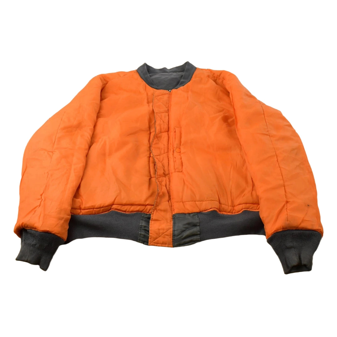 Vintage Y2K Knox Armory Reversible Bomber Jacket Men's XL