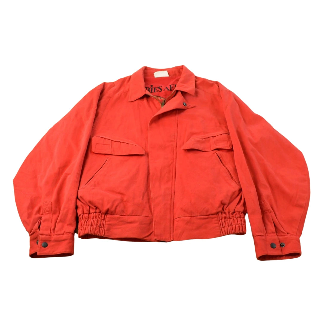 Vintage 1990s Mirage Messageries Aériennes Pilot Jacket Men's XL
