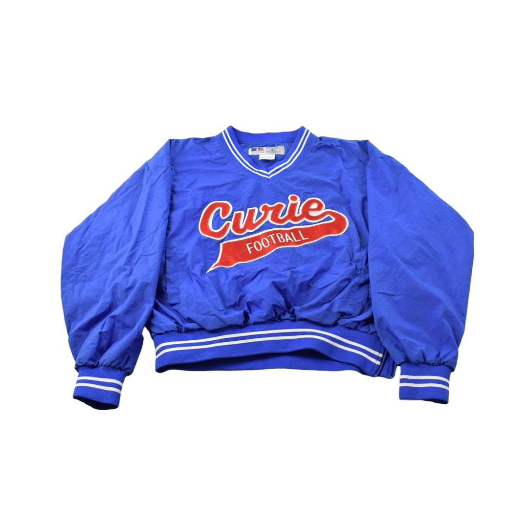 Vintage 1990s Curie Football Russell Athletic Pullover Jacket Men's Large