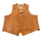 Vintage 1980s Continental Leather Western Vest Jacket Men's M