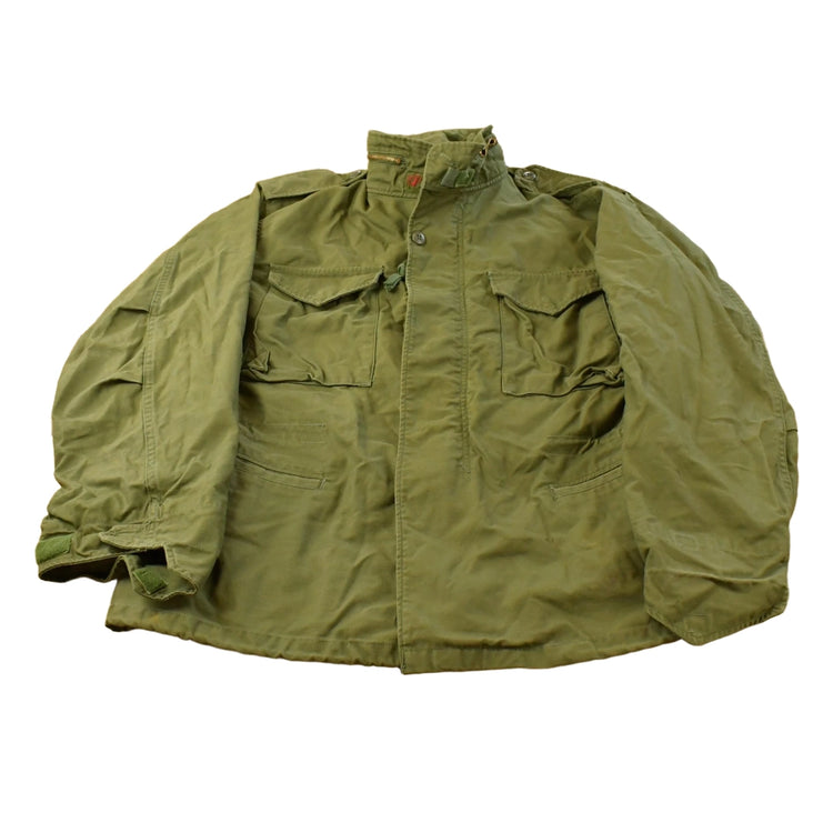 Vintage 1970s M-65 Military Cold Weather Field Coat Men's Large