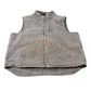Vintage 2000s Carhartt Sun Faded Distressed Sherpa Lined Jacket Vest Mens L